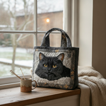 Borsa Tote Shadow Gaze — Usa a imagem de referência da mala como base principal. Mantém a mala igual ao original: mesmo formato, cores, padrão, alças, costuras, textura e proporções.

Cria uma fotogra