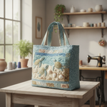 Borsa a Tracolla Trapuntata — Usa a imagem de referência da mala como base principal. Mantém a mala igual ao original: mesmo formato, cores, padrão, alças, costuras, textura e proporções.

Cria uma fo