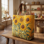 Borsa Tote Trapuntata Senza Tempo — Usa a imagem de referência da mala como base principal. Mantém a mala igual ao original: mesmo formato, cores, padrão, alças, costuras, textura e proporções.

Cria 