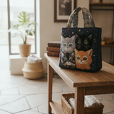 Borsa a Spalla Four Paws Galaxy — Usa a imagem de referência da mala como base principal. Mantém a mala igual ao original: mesmo formato, cores, padrão, alças, costuras, textura e proporções.

Cria um