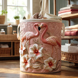 Cesto della Biancheria Bloom Flamingo