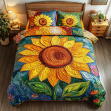 Delizia di Girasole Luminoso Set di Biancheria da Letto 3 Pezzi
