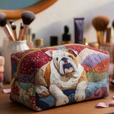 Borsa per il trucco imbottita Bulldog Cuddle