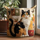 Cesto della Biancheria Cottage Cat Dreams