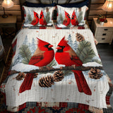 Set di Biancheria da Letto in 3 Pezzi Crimson Winter