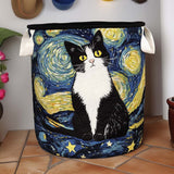 Cesto per la Lavanderia Elegante per Gatti