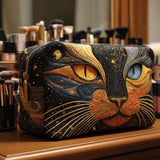 Elegante Borsa per Trucco Trapuntata