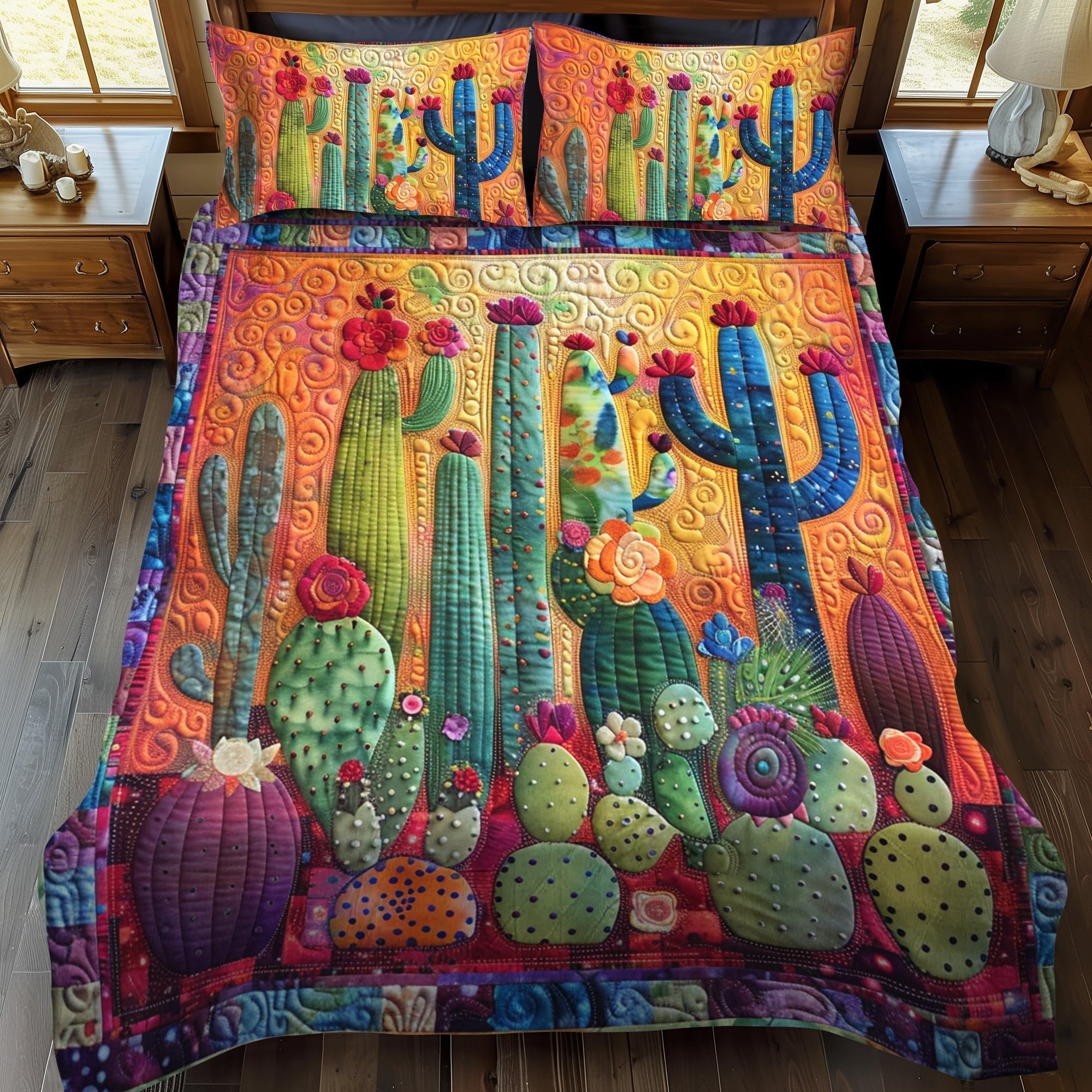 Set di Biancheria da Letto Cactus