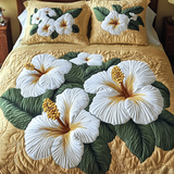 Set di Biancheria da Letto 3 Pezzi con Motivi Floreali