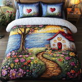 Set di Biancheria da Letto 3 Pezzi Floral Path