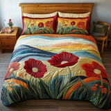Set di Biancheria da Letto Golden Bloom 3 Pezzi