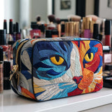 Borsa per Trucco Trapuntata Golden Eyes