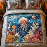Set di Biancheria da Letto a 3 Pezzi Jellyfish Dance