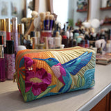 Borsa per Trucco Trapuntata Joyful Flight