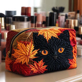 Borsa per Trucco Trapuntata Joyful Kitten