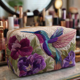 Mini Jewel Quilted Makeup Bag