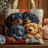 Borsa Tote Dachshund Patchwork Accogliente