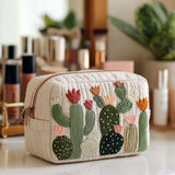 Borsa per trucco trapuntata Prickly Love