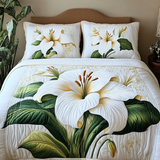 Set di Biancheria da Letto Pure Blossom 3 Pezzi