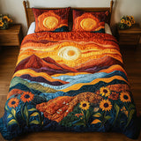 Set di Biancheria da Letto Trapuntato 3 Pezzi Radiant Mountain Glow