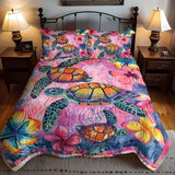 Set di Biancheria da Letto 3 Pezzi con Tartaruga Marina