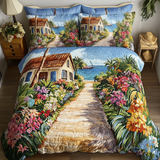 Set di Biancheria da Letto 3 Pezzi Giardino al Mare