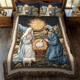 Set di Biancheria da Letto 3 Pezzi Silent Night Blessings