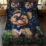 Set di Biancheria da Letto a 3 Pezzi Starry Yorkie