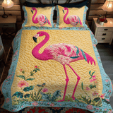 Set di Biancheria da Letto Tropical Flamingo 3 Pezzi