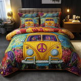 Set di Biancheria da Letto Vintage Voyage 3 Pezzi