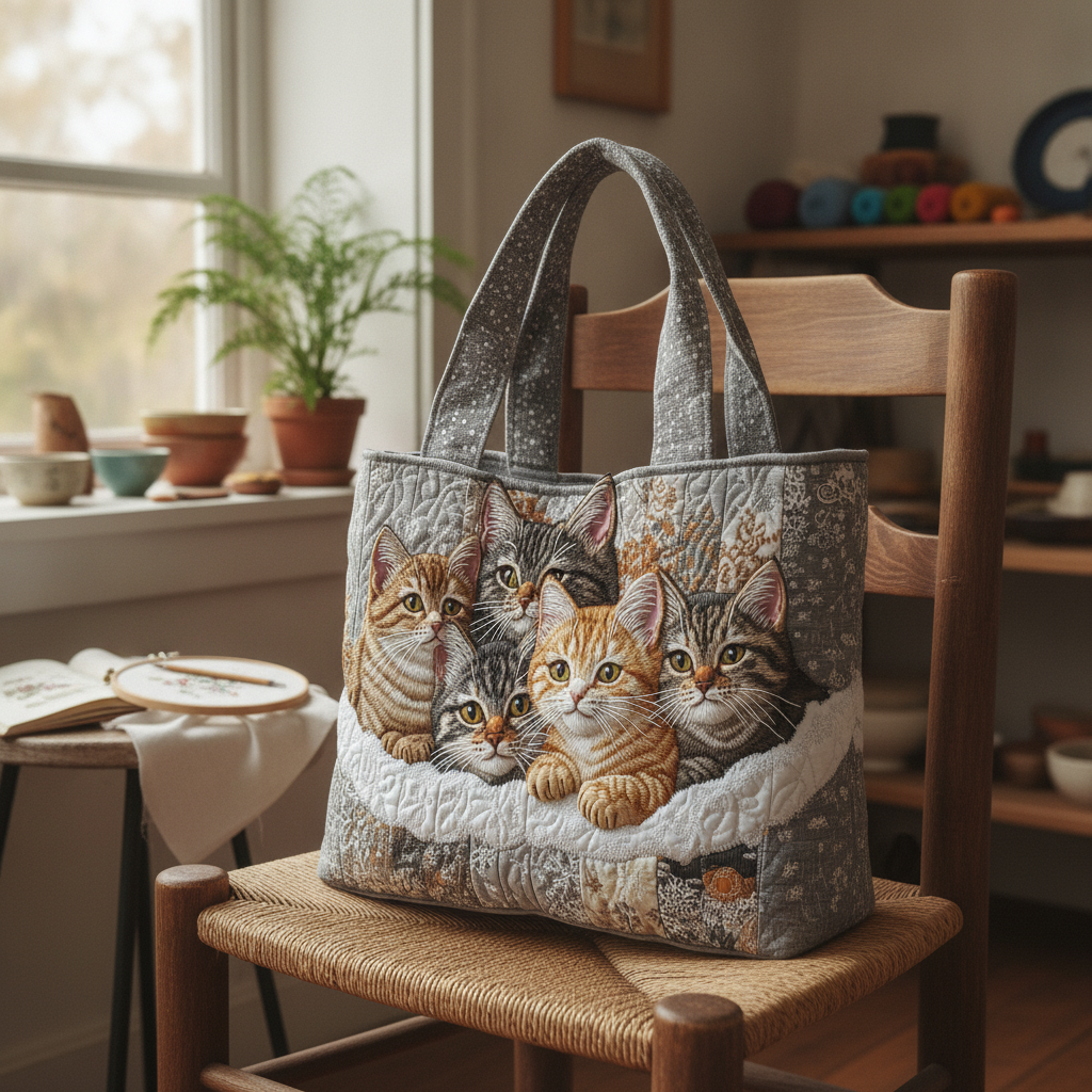 Borsa Tote Compagni Caldi — Usa a imagem de referência da mala como base principal. Mantém a mala igual ao original: mesmo formato, cores, padrão, alças, costuras, textura e proporções.

Cria uma foto