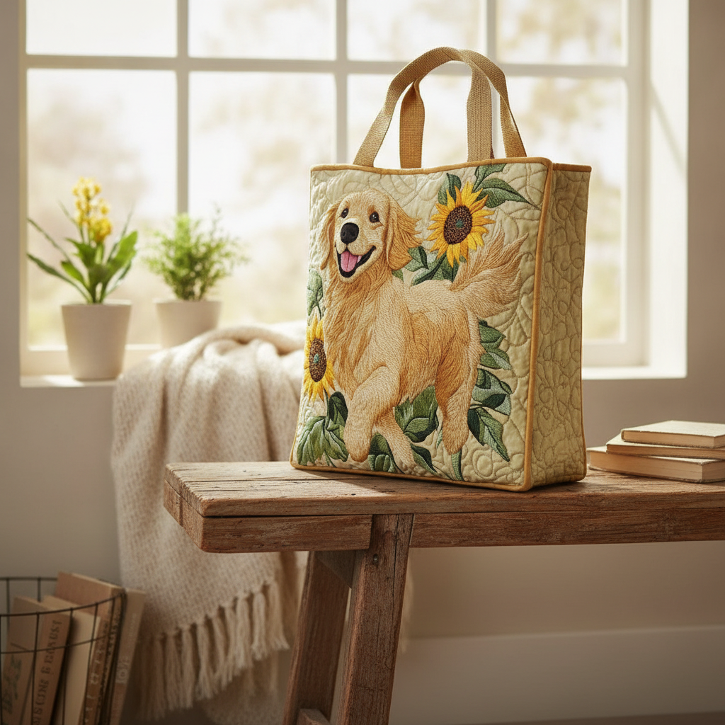Borsa a Mano Oro Imbottita e Lussuosa — Usa a imagem de referência da mala como base principal. Mantém a mala igual ao original: mesmo formato, cores, padrão, alças, costuras, textura e proporções.

C