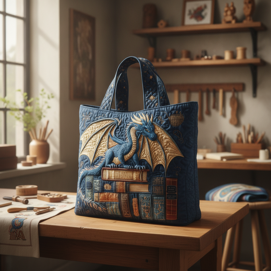 Borsa Tote Storie Arcane — Usa a imagem de referência da mala como base principal. Mantém a mala igual ao original: mesmo formato, cores, padrão, alças, costuras, textura e proporções.

Cria uma fotog