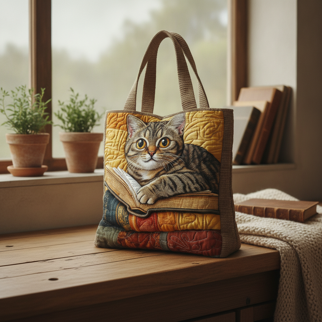 Borsa Tote Page Purr — Usa a imagem de referência da mala como base principal. Mantém a mala igual ao original: mesmo formato, cores, padrão, alças, costuras, textura e proporções.

Cria uma fotografi