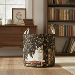 Cesta per il Bucato Mystic Cat — Usa a imagem de referência do cesto como base principal. Mantém o cesto igual ao original: mesmo formato, cores, padrão, pegas, textura e proporções.

Cria uma nova im