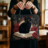 Borsa Tote Trapuntata con Design Paws Scure